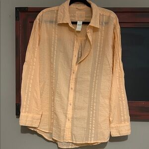 Aerie Peach Button Down Shirt